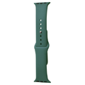 Силіконовий ремінець для Apple Watch Sport Band 42 / 44 / 45 / 49 (S/M & M/L) 3pcs (Зелений / Pine green) 34825 Китай