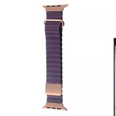 Ремінець Apple Watch Color Leather 42/44/45/49 mm (purple) 45650 45650