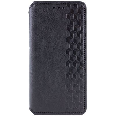 Шкіряний чохол книжка GETMAN Cubic (PU) для Samsung Galaxy A25 5G (Чорний) 69274 Чехол