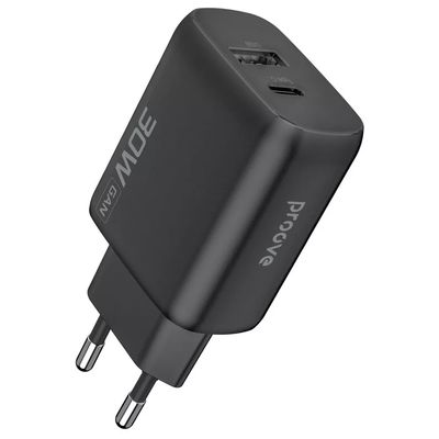 МЗП  Silicone Power 2 30W (Type-C + USB) (black) 64368 Proove