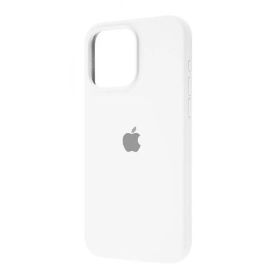Чохол Silicone Case Full iPhone 15 Pro (white) 51587 51587*