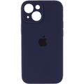 Чохол Silicone Case Full Camera Protective (AA) для Apple iPhone 13 (6.1) (Темно-синій / Midnight blue) 00050657 Чехол