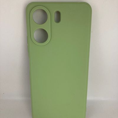 Силіконовий чохол Candy Full Camera для Xiaomi Redmi 13C / Poco C65 (Фісташковий) Чехол