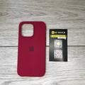 Silicone Case Full Protective (AA) для Apple iPhone 13 Pro (6.1) (Красный / Rose Red) 49839 49839* 49839 Чехол