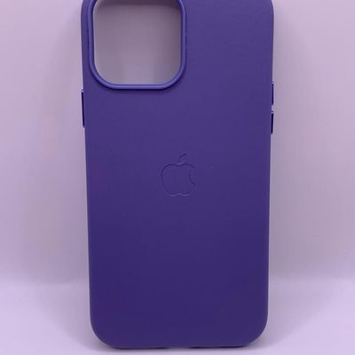 Шкіряний чохол Leather Case (AA Plus) with MagSafe для Apple iPhone 13 Pro Max (6.7) (Wisteria) 57470 57470* 57470