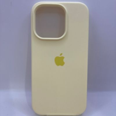 Silicone Case Full Protective (AA) для Apple iPhone 14 Pro (6.1) (Желтый / Mellow Yellow) 55730 55730 55730* Чехол