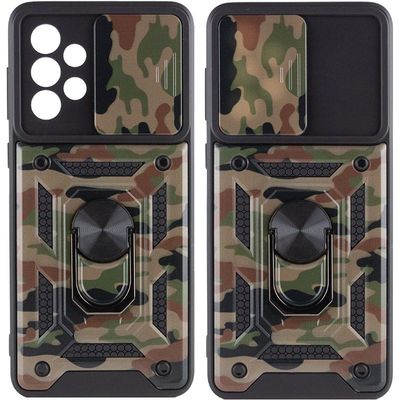 Ударопрочный чехол Camshield Serge Ring Camo для Samsung Galaxy A53 5G (Коричневый / Army Brown) 54673 54673 54673* Чехол