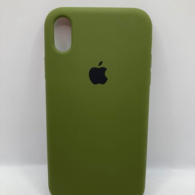Чохол Silicone Case Full Protective (AA) для Apple iPhone XR (6.1) (Зелений / Dark Olive) 34365 34365 Чехол