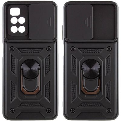 Ударостійкий чохол Camshield Serge Ring для Xiaomi Redmi 10 (Чорний) 00052971 Чехол