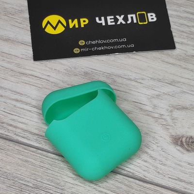 Чохол Air Pods silicon case n case бірюза Китай