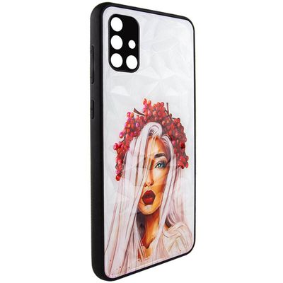 TPU+PC чохол Prisma Ladies для Samsung Galaxy A51 (Ukrainian Girl) 35114 Чехол