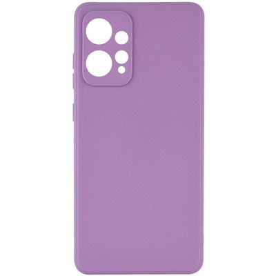 Силіконовий чохол Candy Full Camera для Xiaomi Redmi 12 (Бузковий / Dasheen) 65224 Чехол