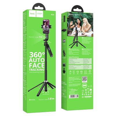 Монопод  K32 Soporte Bluetooth 1.81m (Чорний) 62578 Hoco