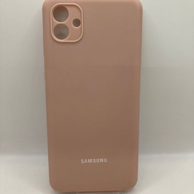 Чехол Silicone Cover Full Camera (AA) для Samsung Galaxy A04 (Розовый / Pink Sand) 59145 Китай