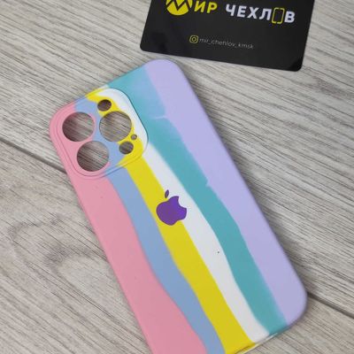 Накладка Rainbow Silicone Case IPhone 13 Pro 2021 (3) 34696 34696 34696 34696 Чехол