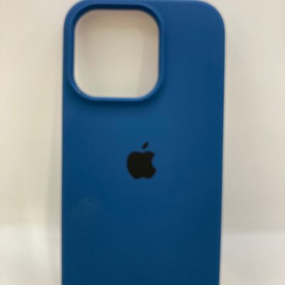 Silicone Case Full Protective (AA) для Apple iPhone 14 Pro (6.1) (Синий / Navy Blue) 55730 55730 55730 55730 Чехол