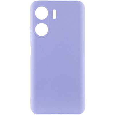 Чохол TPU GETMAN Liquid Silk Full Camera для Xiaomi Redmi 13C / Poco C65 (Бузковий / Dasheen) 73798 Чехол