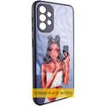 TPU+PC чохол Prisma Ladies для Samsung Galaxy M33 5G (Black in White) 55936 Чехол