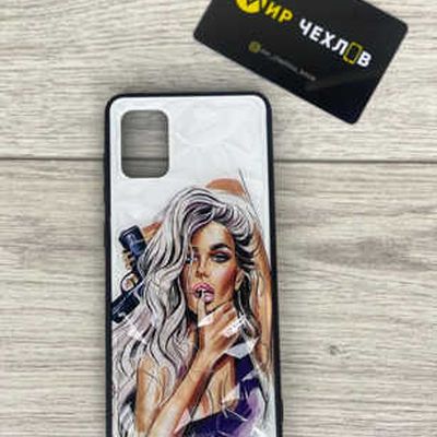 TPU+PC чехол Prisma Ladies для Samsung Galaxy A31 (Purple) 37570 37570* Чехол