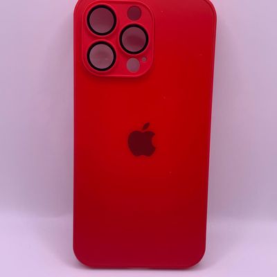 Чохол TPU+Glass Sapphire matte case для Apple iPhone 13 Pro (6.1) (Cola Red) 55857 55857* 55857 Чехол