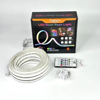 LED стрічка RGB Neon Rope 5м з пультом 5V 788914