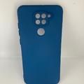 Чохол Silicone Cover Lakshmi Full Camera (A) для Xiaomi Redmi Note 9 / Redmi 10X (Синій / Navy Blue) 57533 Чехол