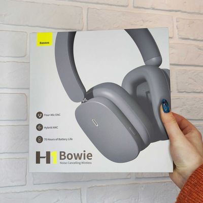 Бездротові навушники  Bowie H1 з шумопоглинанням (creamy white) 38855 38855 Baseus