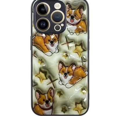 TPU+PC чохол Prisma Plushie для Apple iPhone 15 (6.1) (Corgi) 76025 76025 Чехол