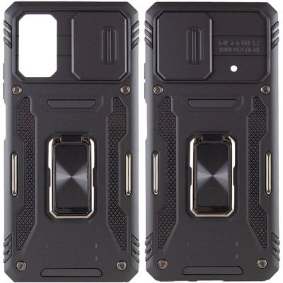 Ударостійкий чохол Camshield Army Ring для Xiaomi Poco X5 5G / Note 12 5G (Чорний / Black) 64647 Чехол