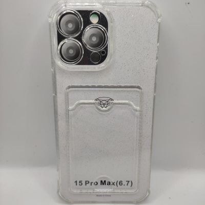Glitter Pocket TPU Case — iPhone 15 Pro Max 778591 778591*