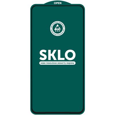 Захисне скло SKLO 5D (тех.пак) для Xiaomi Redmi Note 14 4G/5G / Poco M7 Pro 5G (Чорний) 00076938 Серпень