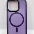 TPU+PC чохол Metal Buttons with MagSafe Colorful для Apple iPhone 14 Pro (6.1) (Темно-фіолетовий) 64754 64754* Чехол