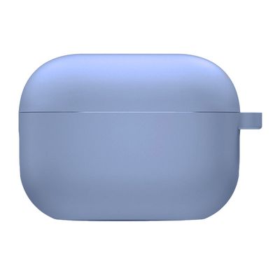 Силіконовий футляр з мікрофіброю для навушників Airpods Pro 2 / Pro (Ліловий / Lilac Pride) 57648 Чохли на навушники