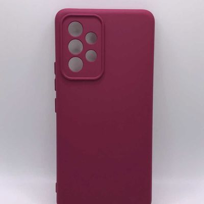 Чохол Silicone Cover Lakshmi Full Camera (A) для Samsung Galaxy A53 5G (Бордовий / Marsala) Чехол