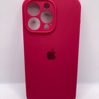 Чохол Silicone Case Full Camera Protective (AA) для Apple iPhone 14 Pro Max (6.7) (Червоний / Rose Red) 57053 57053* Чехол