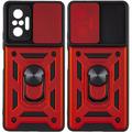 Ударостійкий чохол Camshield Serge Ring для Xiaomi Redmi Note 10 Pro / 10 Pro Max (Червоний) 47756 Чехол