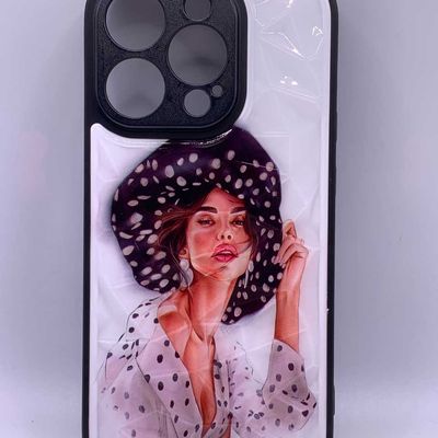 TPU+PC чехол Prisma Ladies для Apple iPhone 14 Pro (6.1) (Girl in a hat) 58239 58239* Чехол