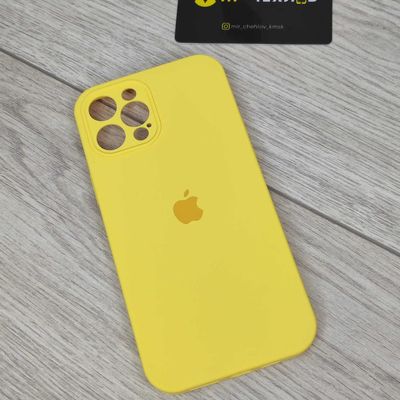 Чохол IPhone 12 Pro Max Silicone Case Camera Protection yellow 72172 Китай
