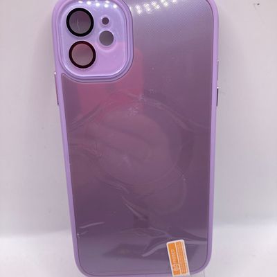 Чохол TPU+Glass Sapphire Midnight with MagSafe для Apple iPhone 11 (6.1) (Бузковий / Lilac) 65440 65440* 65440 Чехол