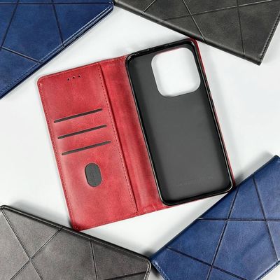 Книга Business Leather Xiaomi Redmi Note 15 4G/5G (Червоний) 63702