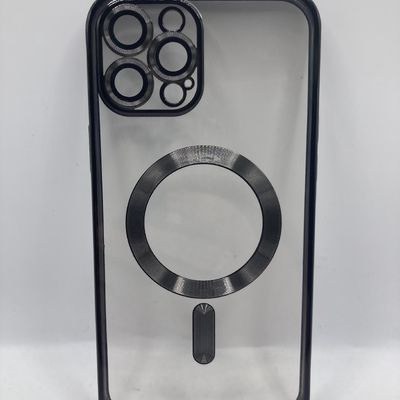 Чохол Metal Matte Case with Magnetic Ring iPhone 12 Pro Max (black) 54520 54520 Чехол