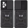 Ударостійкий чохол Camshield Serge Ring для Xiaomi Redmi Note 10 Pro / 10 Pro Max (Чорний) 47756 Чехол