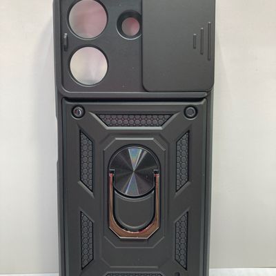 Ударостійкий чохол Camshield Serge Ring для Xiaomi Redmi 13C / Poco C65 (Чорний) 00068544 Чехол