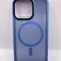 TPU+PC чохол Metal Buttons with MagSafe Colorful для Apple iPhone 13 Pro (6.1) (Блакитний) 64997 64997 Чехол