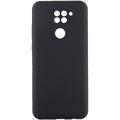 Чохол Silicone Cover Lakshmi Full Camera (AAA) для Xiaomi Redmi Note 9 / Redmi 10X (Чорний / Black) 67011 67011* Чехол