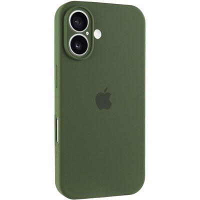Чохол Silicone Case Full Protective (AA) для Apple iPhone 17 (6.3) (Зелений / Dark Olive) 00081608 00081608 Чехол