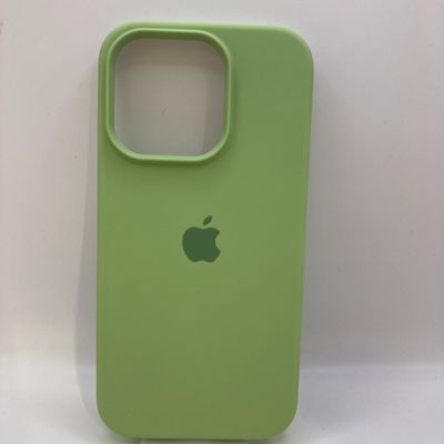 Silicone Case Full Protective (AA) для Apple iPhone 14 Pro (6.1) (Мятный / Mint) 55730 55730 55730* 55730 Чехол
