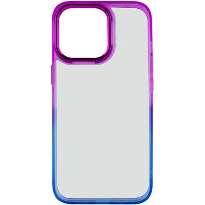 TPU+PC Fresh sIPhone series для Apple iPhone 14 Plus (6.7) (Синий / Фиолетовый) 55585 55585 55585 55585 Чехол