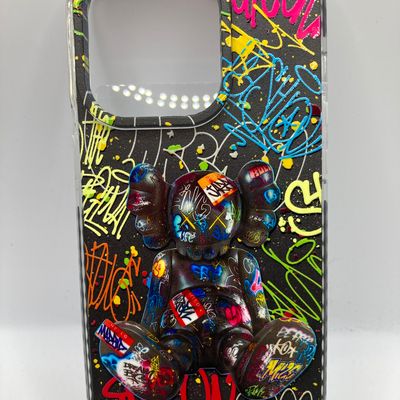 Чохол Brand Mix Clear (N) iPhone 14 Pro (with MagSafe) (sitting bear (black)) NP02086 NP02086* NP02086 Чехол