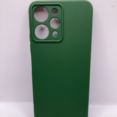 Чохол Silicone Cover Lakshmi Full Camera (A) для Xiaomi Redmi 12 (Зелений / Dark green) 64971 Чехол